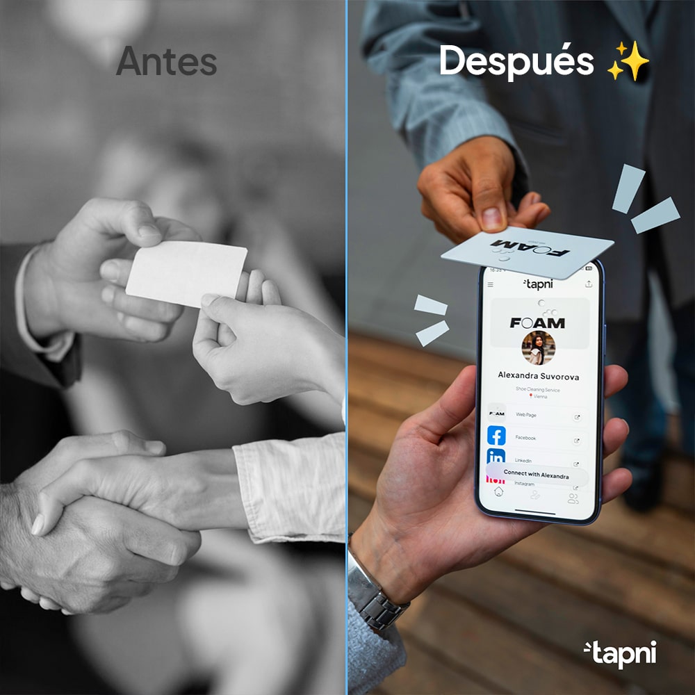 Tu tarjeta de presentación digital Tapni